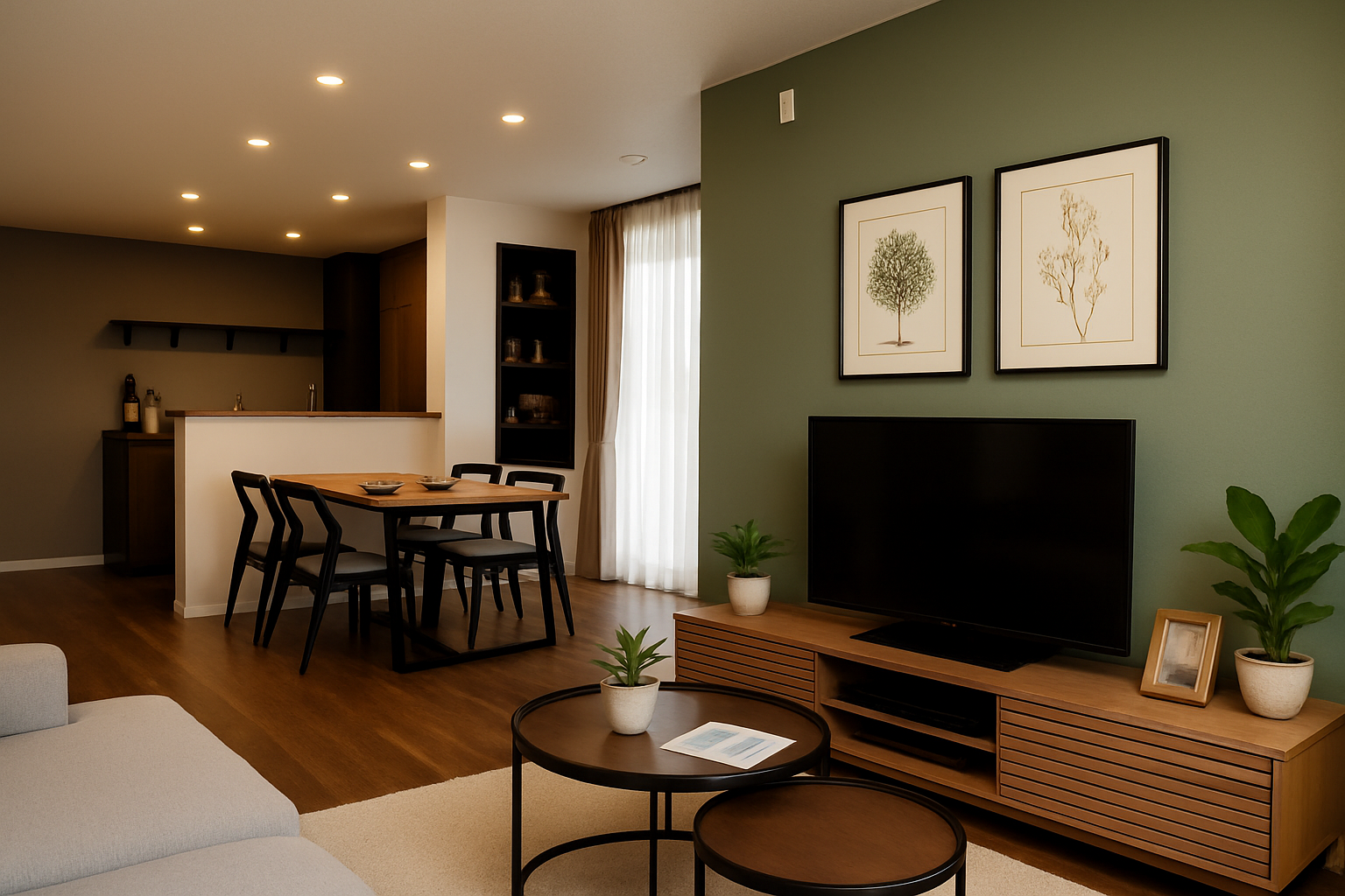 家具、小物はCG合成したイメージです。価格には含まれません。