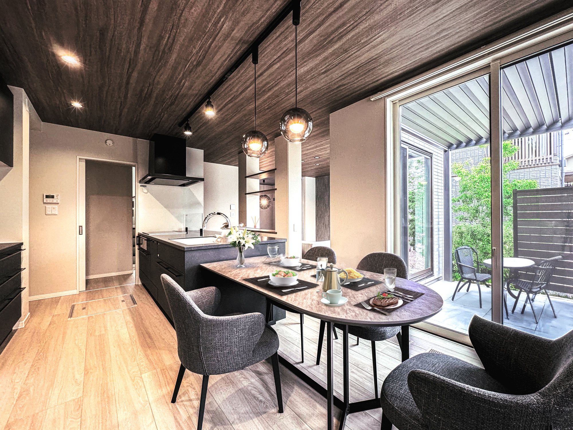 家具、小物はCG合成したイメージです。価格には含まれません。