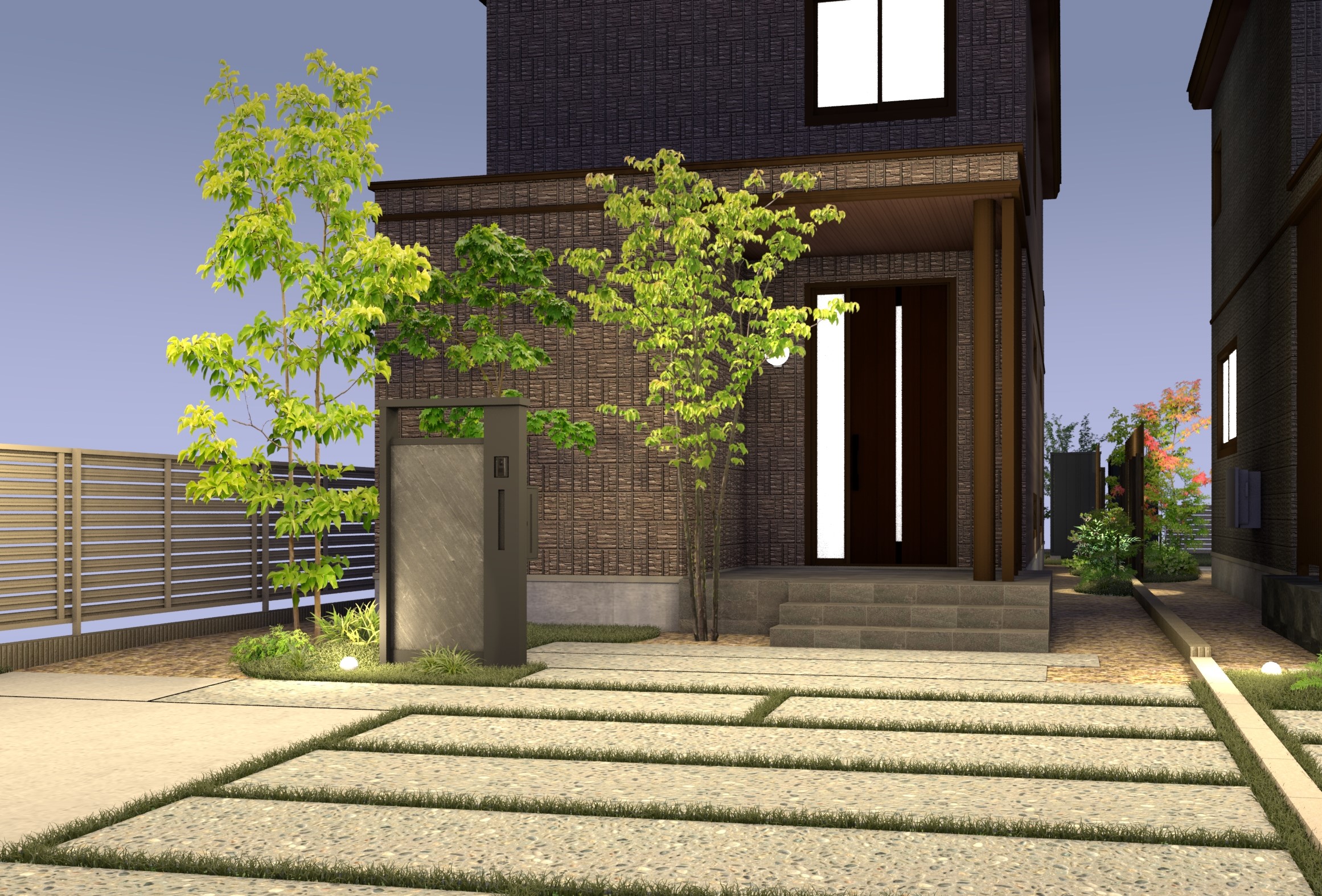 CGパースは設計図をもとに作成したイメージです。