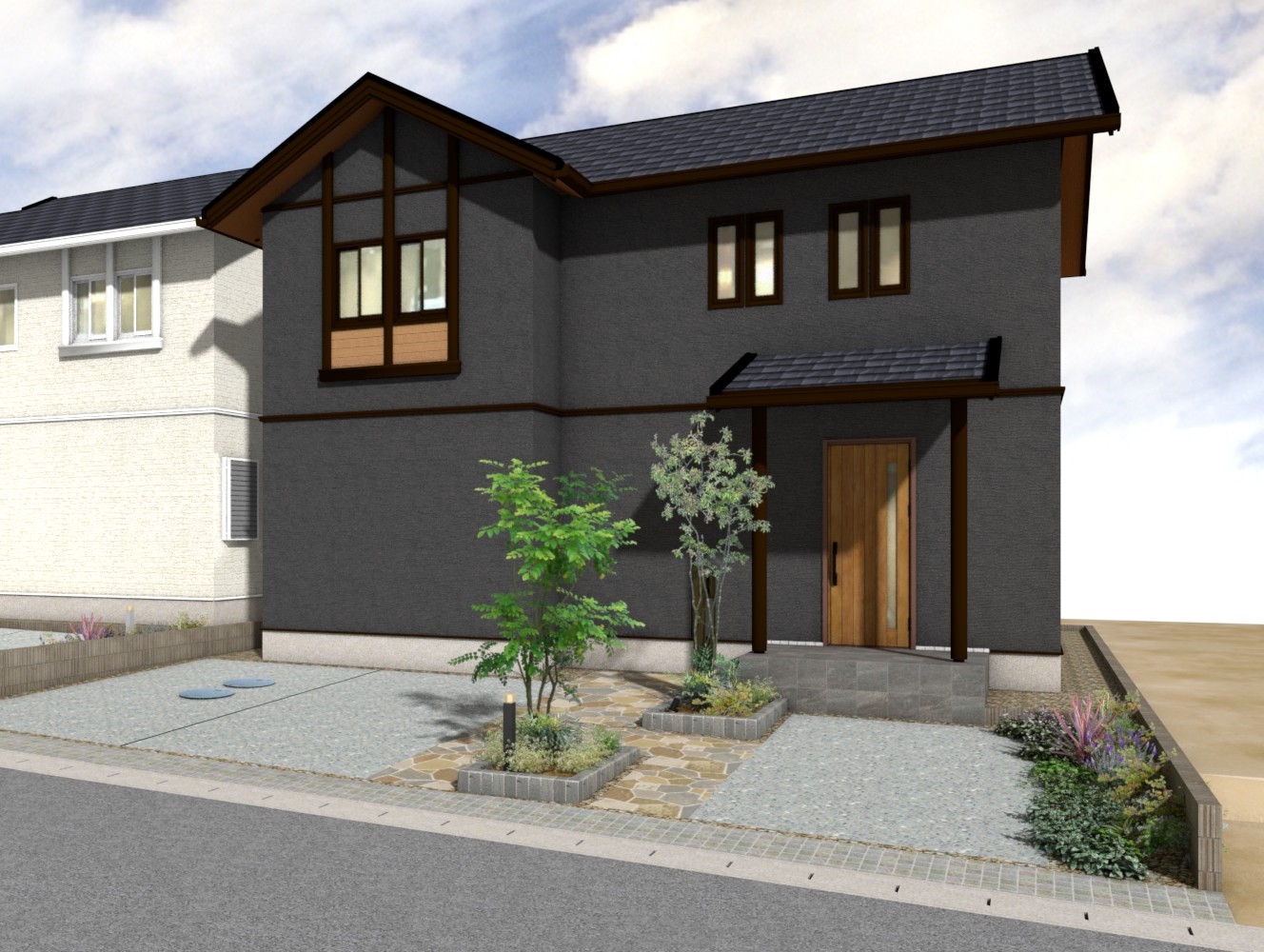 重厚感と落ち着きのある家族の絆を深める住まい