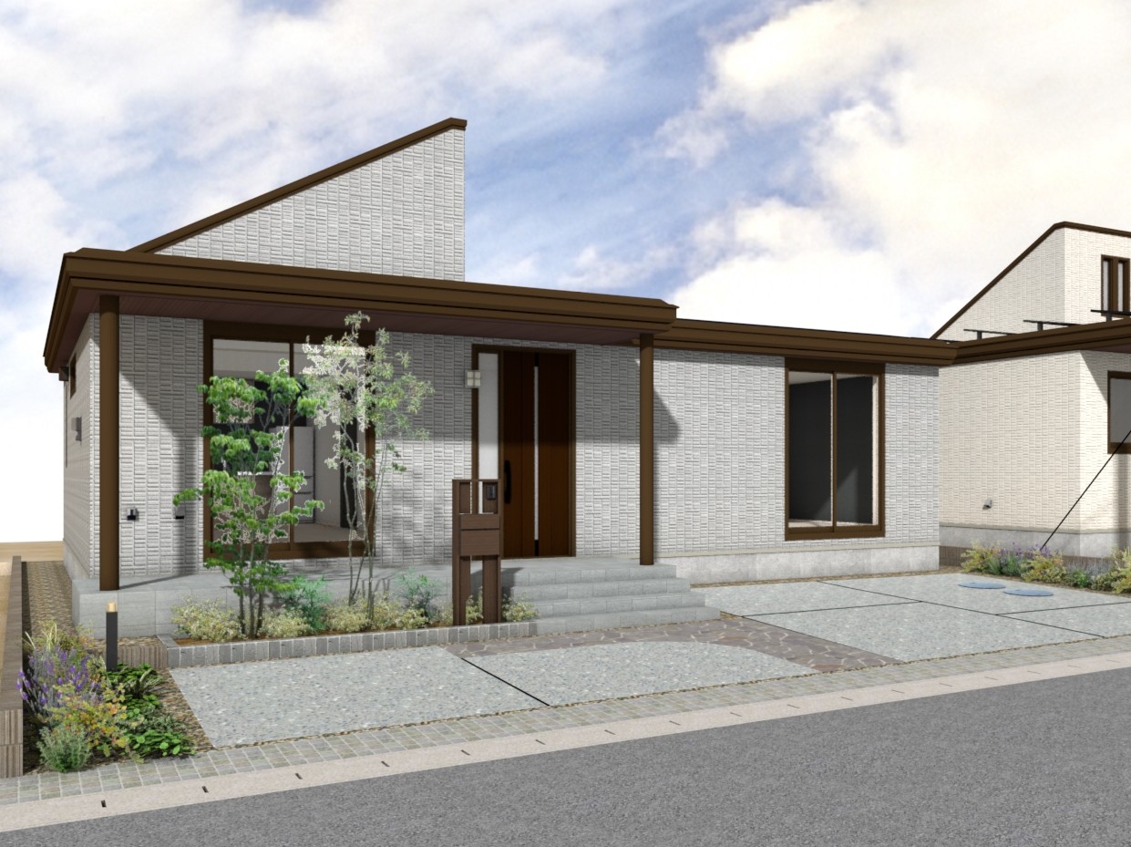 シックと開放感が融合する洗練された平屋の住まい