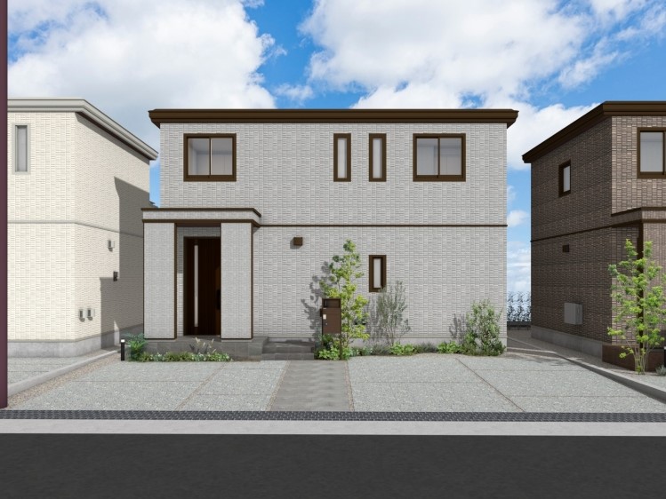 外観CGは図面をもとに制作したイメージパースです。