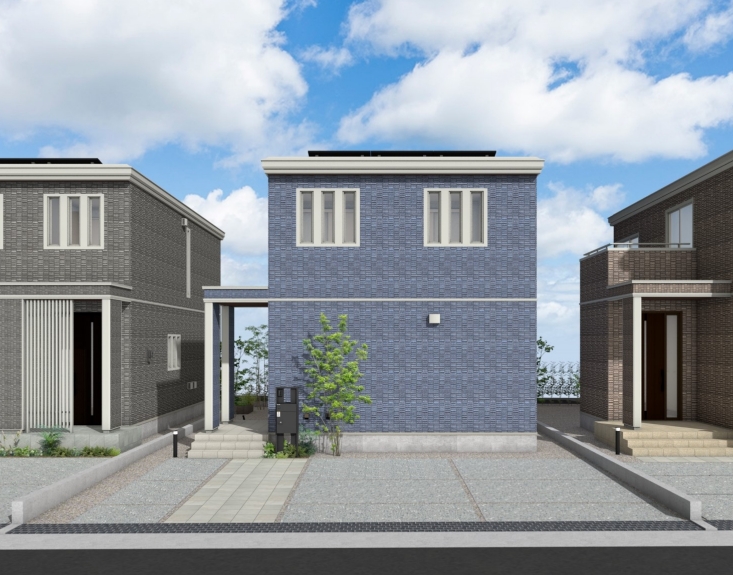 外観CGは図面をもとに制作したイメージパースです。