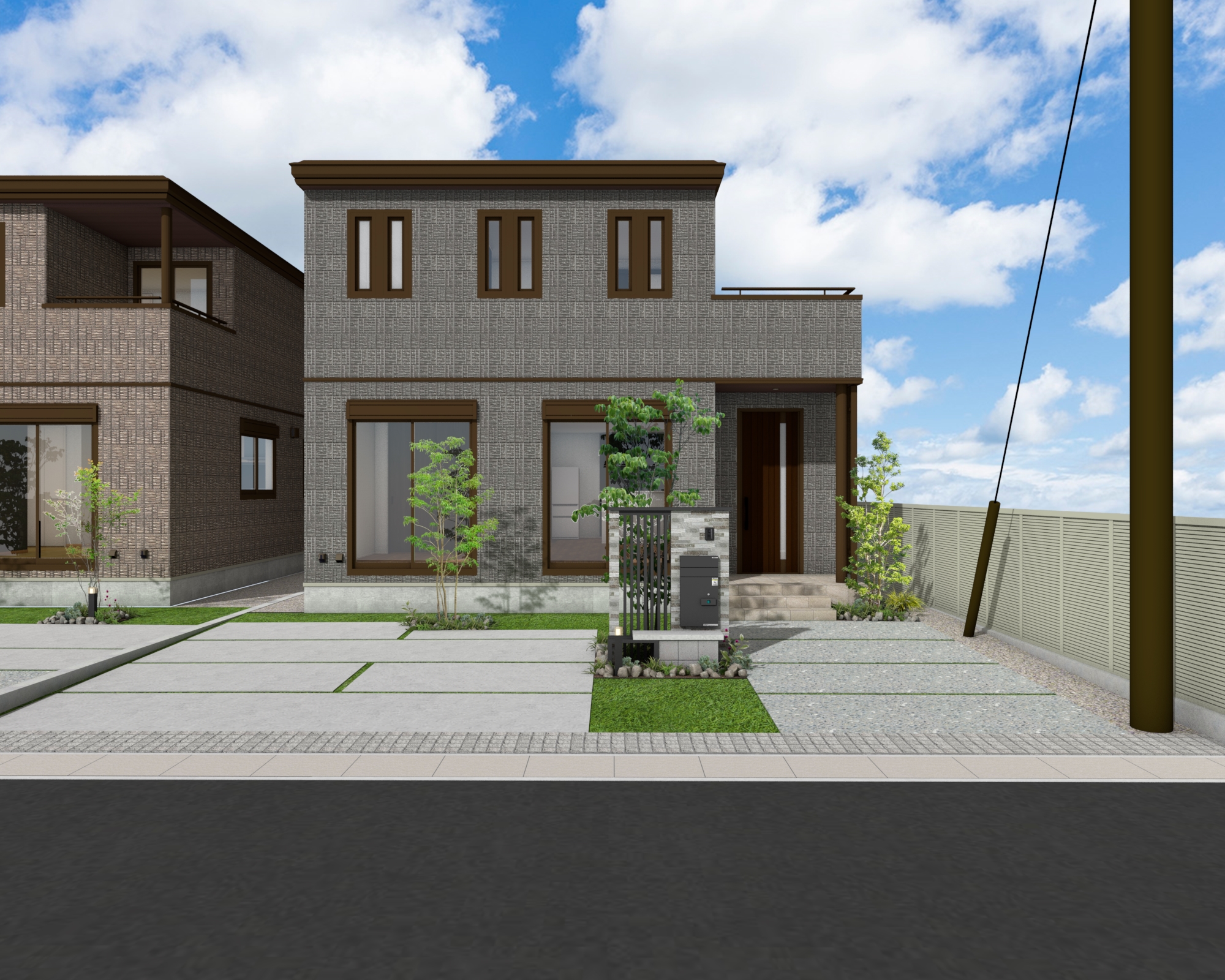 CGパースは図面をもとに制作したイメージです