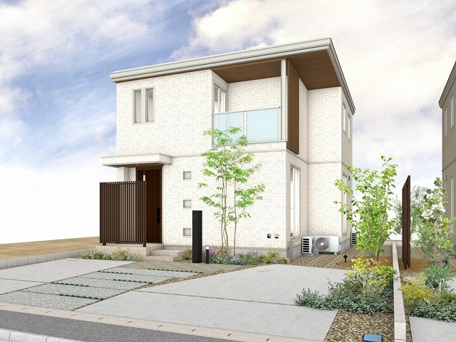 外観CGは図面をもとに制作したイメージパースです。