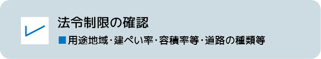 法令制限の確認