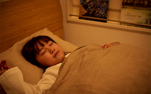 質のいい睡眠ができる子ども部屋