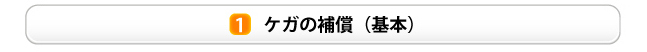 1.ケガの補償（基本)