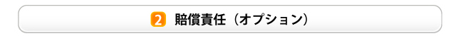 賠償責任（オプション）
