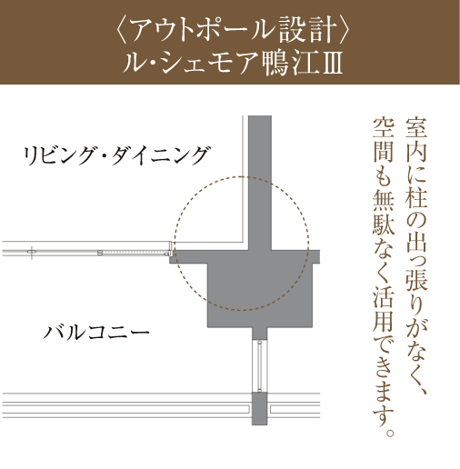 アウトボール設計|ル・シェモア鴨江Ⅲ
