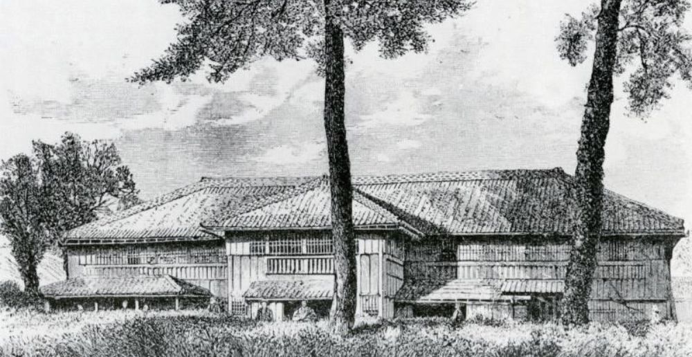 静岡学問所（1868年）の全景