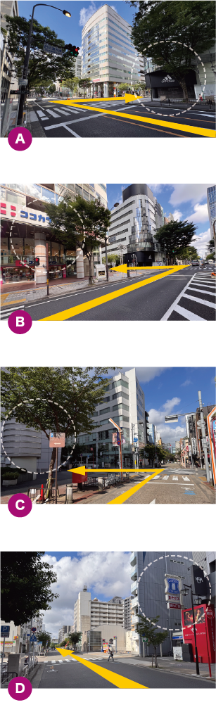 タワー・ザ・ファースト栄三丁目 現地案内図